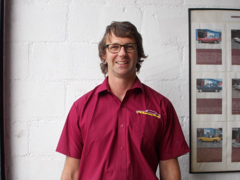 Image of Andy Moss, owner, director and restorer at AM Restorations.