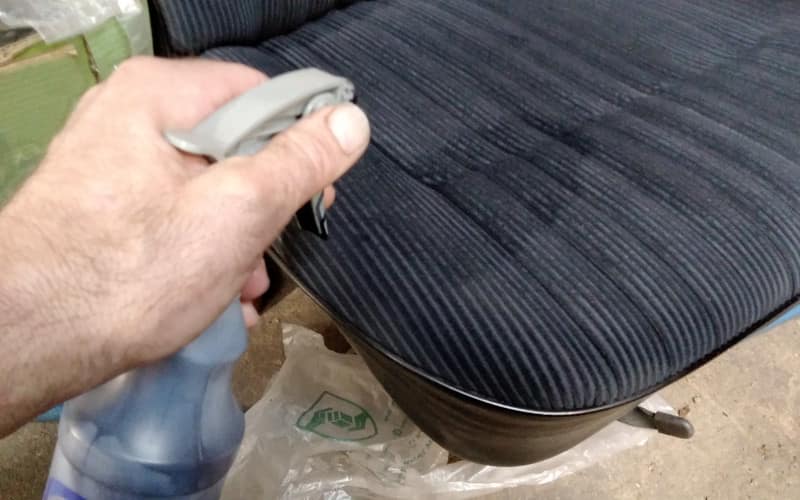 Trimming Department - Wide seat during a deep clean - AM Restoratiions
