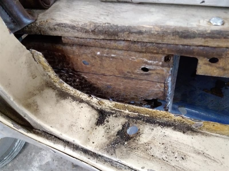 1947 Triumph Roadster Restoration and Respray - Rot to the Timber Ash Frame - AM Restorations