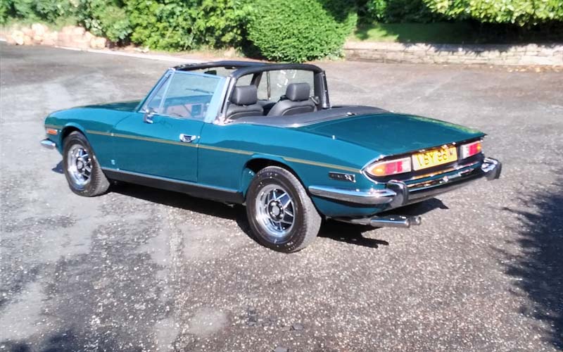 2022 Round-Up - Green Triumph Stag - AM Restorations