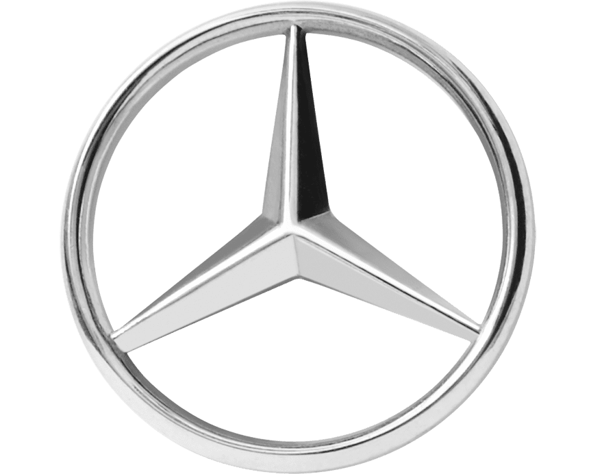 Car Restoration Services - Mercedes Logo - AM Restorations