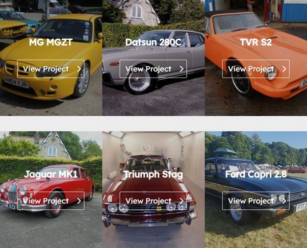 Choosing a Classic Car Restorer - Classic Car Collection - AM Restorations (UK) Ltd