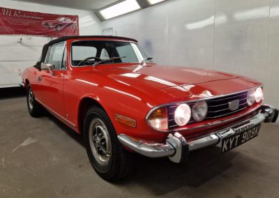 Triumph Stag - Fresh Respray - AM Restorations (UK) Ltd