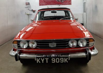 Triumph Stag - Red Spray - AM Restorations (UK) Ltd