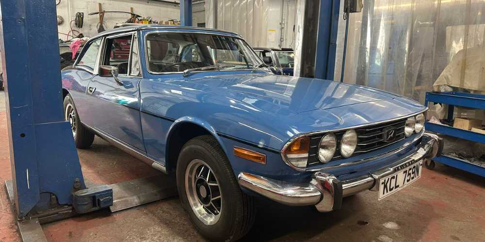 End of Year Blog - Triumph Stag KCL 759N - AM Restorations UK Ltd