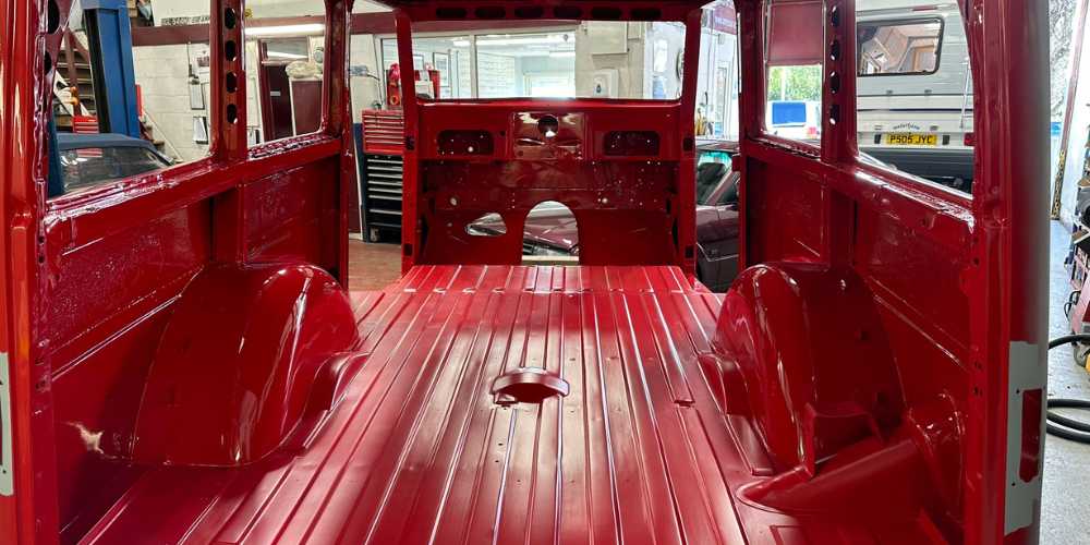 End of Year Blog - Willy's Station Wagon Interior - AM Restorations UK Ltd