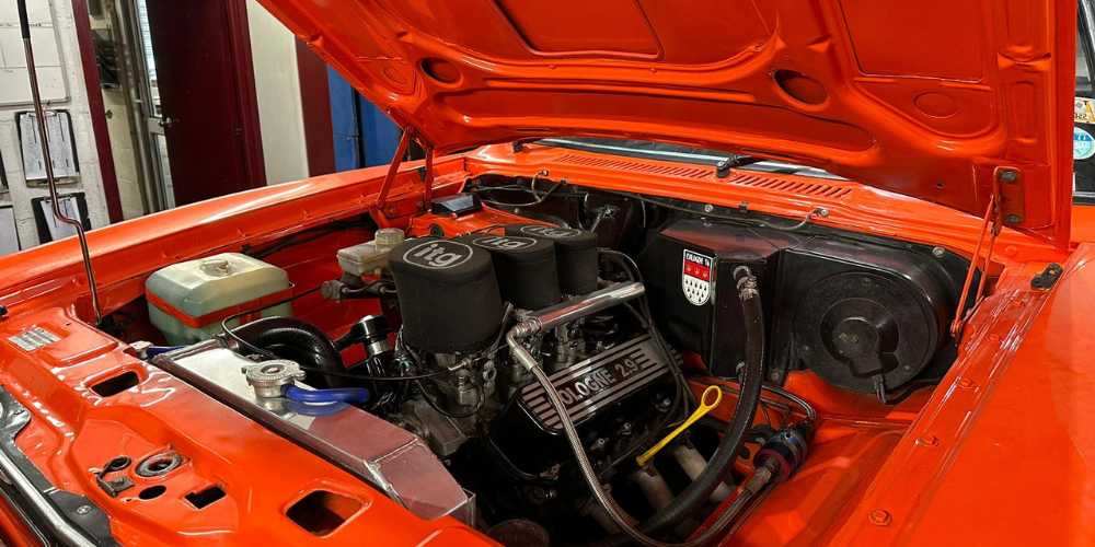 Project Car - Ford Cortina Engine Bay - AM Restorations UK Ltd